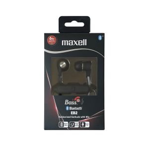 Слушалки с микрофон тапи блутут B13-EB2  BASS 13 черни MAXELL