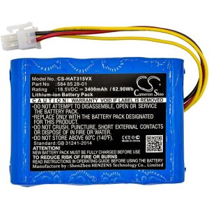 Батерия Cameron Sino, За косачка робот GARDENA Sileno, HUSKVARNA 100Li CS-HAT315VX 18.5V 3400mAh