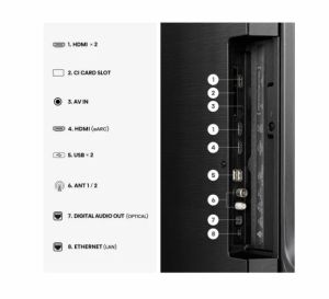 Телевизор Hisense 55" A6S, 4K Ultra HD 3840x2160, DLED, DFA, Precision Colour, HDR 10+, HLG, Dolby Vision,Light sensor, Smart TV, WiFi, BT, AnyView Cast, Gaming Mode, 1xHDMI2 eArc, 3xHDMI, 2xUSB, LAN, CI+, DVB-T2/C/S2, Black