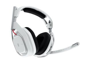 Logitech Astro A50 Lightspeed безжични слушалки с докинг станция, Бели