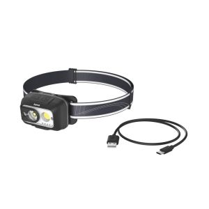 HAMA Фенер Челник/ LED "HL500-C", USB-C, 4 Режима