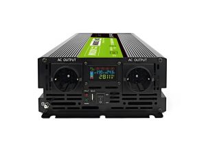 Инвертор GREEN CELL, 24/220V,  DC/AC, 3000W/6000W, чиста синусоида