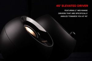 Озвучителна система Creative PEBBLE Plus 2.1, USB,8W