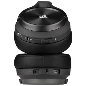 Геймърски безжични слушалки Corsair Virtuoso RGB XT - Черен