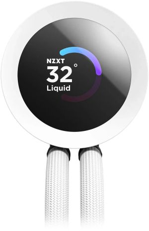 Охладител за процесор NZXT Kraken Plus 360 RGB LCD Display - White