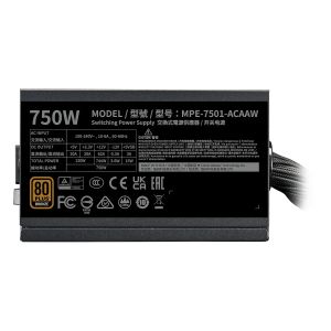 Захранващ блок Cooler Master MWE Bronze V3 750W ATX 3.1 Non-Modular