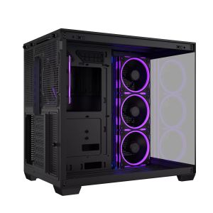 Кутия ASUS A32 PLUS Tempered Glass + 4 ARGB Вентилатора - Black