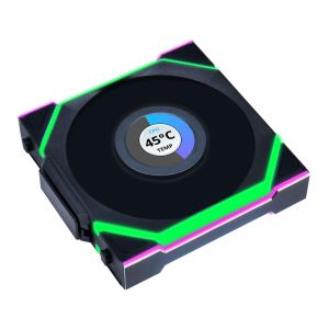 Вентилатори 3бр Lian Li UNI FAN SL Wireless LCD ARGB PWM - 120 mm Черен