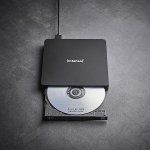 Записващо устройство  Blu- ray Slim  Intenso EOD500D,външно usb 3.2 черен цвят