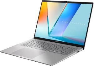 Лаптоп ASUS Vivobook S16 S3607CA-RP037NA - 16" IPS Full HD+, Intel Core Ultra 7 255H, 16GB DDR5, 1TB SSD - Сребрист