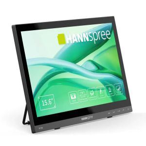 Портативен тъч Монитор Hannspree HT165HPB - 15.6" IPS FHD(1920x1080), HDMI, VGA