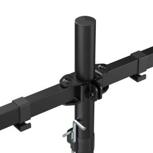 Стойка за 2 мониторa ACT AC8302, за бюро, Регулируема, 35", 2x8 кг, Черна