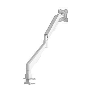 HAMA Стойка за монитор за бюро, 17"-35", регулируема, газова пружина, бял