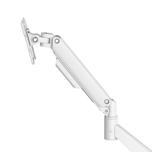 HAMA Стойка за монитор за бюро, 17"-35", регулируема, газова пружина, бял