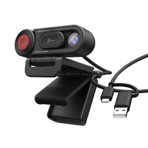 Уеб камера j5create JVU250, 4K Ultra HD, Микрофон, Автоматичен и ръчен фокус