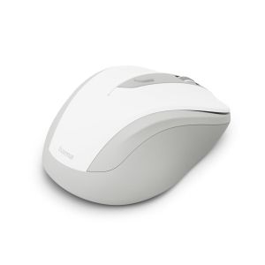 HAMA Безжична мишка „WM-400“, ергономична, оптична, 6 бутона, тиха, бял