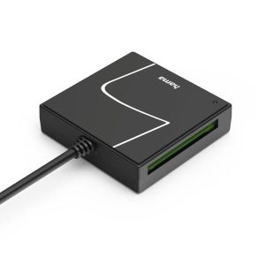 HAMA Четец за карти USB, USB-A, с USB-C адаптер, USB 3.2 Gen1, SD/micro-SD/CF/MS