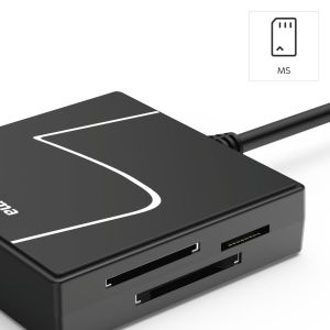 HAMA Четец за карти USB, USB-A, с USB-C адаптер, USB 3.2 Gen1, SD/micro-SD/CF/MS