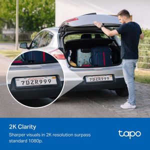 Охранителна WiFi камера TP-Link Tapo C410, Външен/вътрешен монтаж - 2 Броя