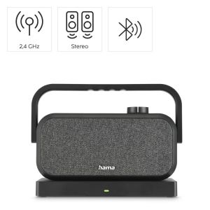 HAMA Блутут колонка за телевизори, 2.4 GHz докинг станция, ​​стерео