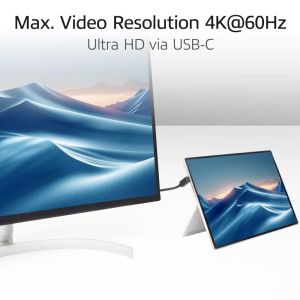 ACT Кабел USB-C 10Gbps, 60W, 0.5м, конектори на 90° up/down angled