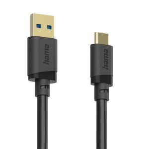 Кабел  USB-C - USB- А мъжко,USB 3.2 Gen 1, 0.75м, 5Gbit/s