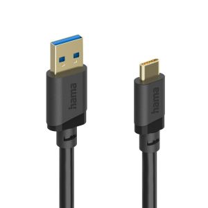 Кабел  USB-C - USB- А мъжко,USB 3.2 Gen 1, 0.75м, 5Gbit/s