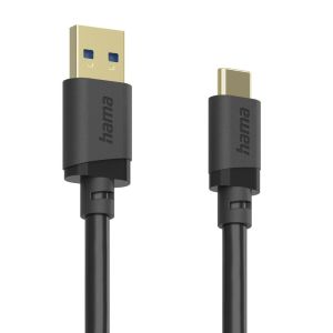 Кабел  USB-C - USB- А мъжко,USB 3.2 Gen 1, 0.75м, 5Gbit/s