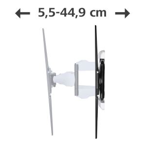 Стенна стойка за TV HAMA, Регулируема, 46"-90", 220838