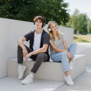 HAMA Слушалки с микрофон "Freedom Lit III"  Bluetooth, On-Ear, бял