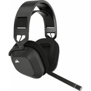 Геймърски слушалки с микрофон Corsair HS80 MAX Steel Grey безжични и блутут PC/PS5/PS4