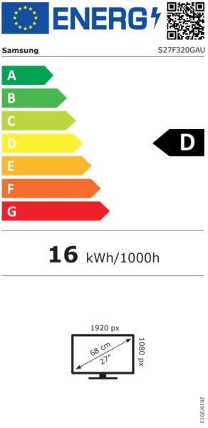 Монитор Samsung LS27F320GA  27" IPS LED 1920x1080 5ms 120 Hz 250cd/m2 HDMI  Black
