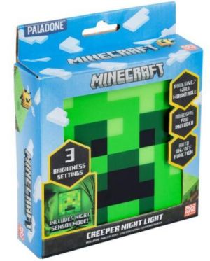 Лампа Paladone Minecraft - Creeper Night Light, PP11396MCF