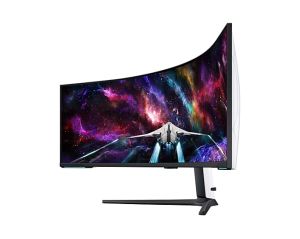 Монитор Samsung LS57CG952, 57" Odyssey Neo G95NC 57" Quantum Mini-LED Dual UHD, 7680x2160, 240Hz 1ms, HDMI, USB Hub, White/Black