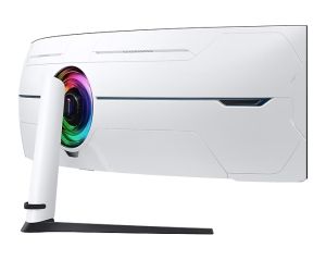 Монитор Samsung LS57CG952, 57" Odyssey Neo G95NC 57" Quantum Mini-LED Dual UHD, 7680x2160, 240Hz 1ms, HDMI, USB Hub, White/Black