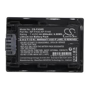 Батерия за фотоапарат /камера SONY NP-FH50D LiION  7,4V 650mAh  Cameron Sino
