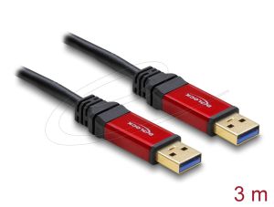 Delock Cable USB 3.0 Type-A male > USB 3.0 Type-A male 3 m metal