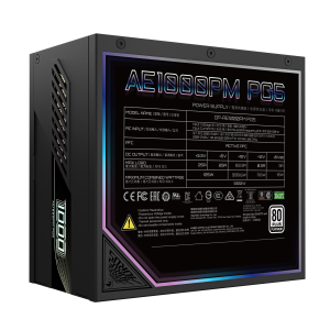 Захранващ блок Gigabyte AORUS ELITE P1000W 80+ Platinum, PCIe 5.0