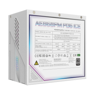 Захранващ блок Gigabyte AORUS ELITE P850W ICE 80+ Platinum, PCIe 5.1
