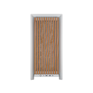 Кутия Corsair Frame 4000D Wood RS Mid-Tower - White/Oak