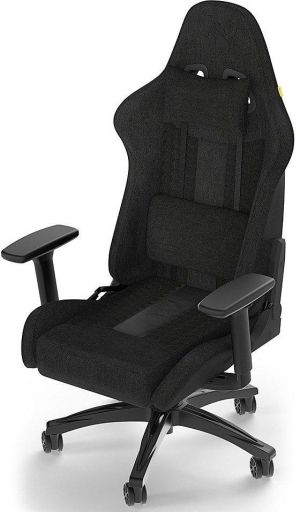 Геймърски стол Corsair TC100 RELAXED - Fabric Black/Black