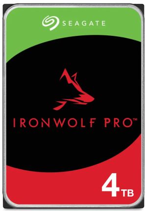 Хард диск SEAGATE IronWolf PRO ST4000NT001, 4TB, 256MB Cache, SATA 6.0Gb/s