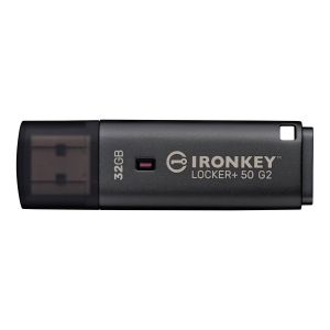 USB памет KINGSTON IronKey Locker+ 50 G2 - 32GB, XTS-AES 256-bit