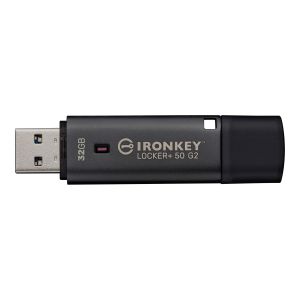 USB памет KINGSTON IronKey Locker+ 50 G2 - 32GB, XTS-AES 256-bit