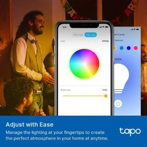 TP LINK TAPO L530E Смарт крушка   RGB 8.7W 806LM