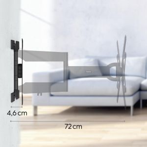 Стенна стойка за OLED TV FULLMOTION, 165 см (65"), 220853