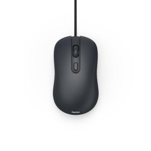 Оптична мишка HAMA CM-200, 4 бутонна, безшумна, с кабел, черна