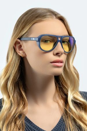 Компютърни очила GUNNAR Alienware Roswell - Conspiracy Blue - Amber