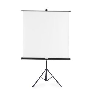 Екран на стойка 125x125 cm, 2 в 1, мобилен комплект, 21575