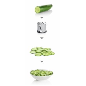 Месомелачка Bosch MFW67440, Meat mincer, ProPower 2000W, 3,5 kg/min, nr. 8, 3 sieves, kebbe attachment, shredder with 2 drums, reverse function